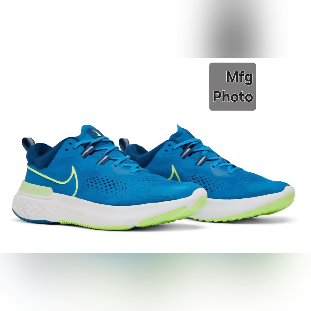 Nike React Miler 2 'Imperial Blue Lime Glow', Mens 8